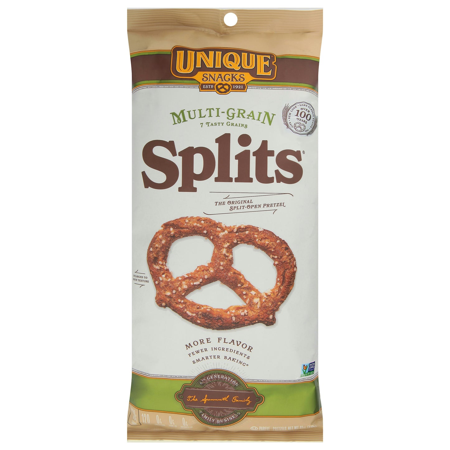 Unique Pretzel Multigrain 11 oz (Pack of 12)