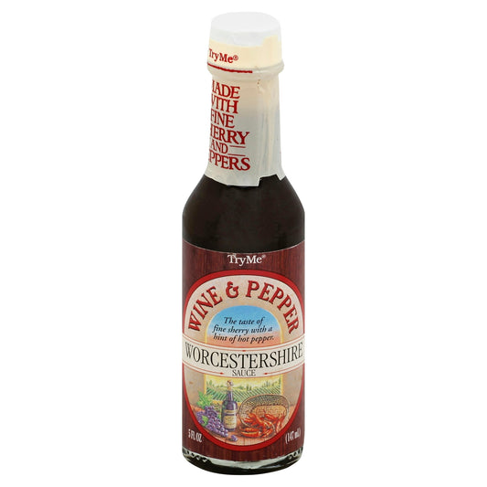 Try Me Sauce Worch Wine & Pepper 5 Oz Pack of 6