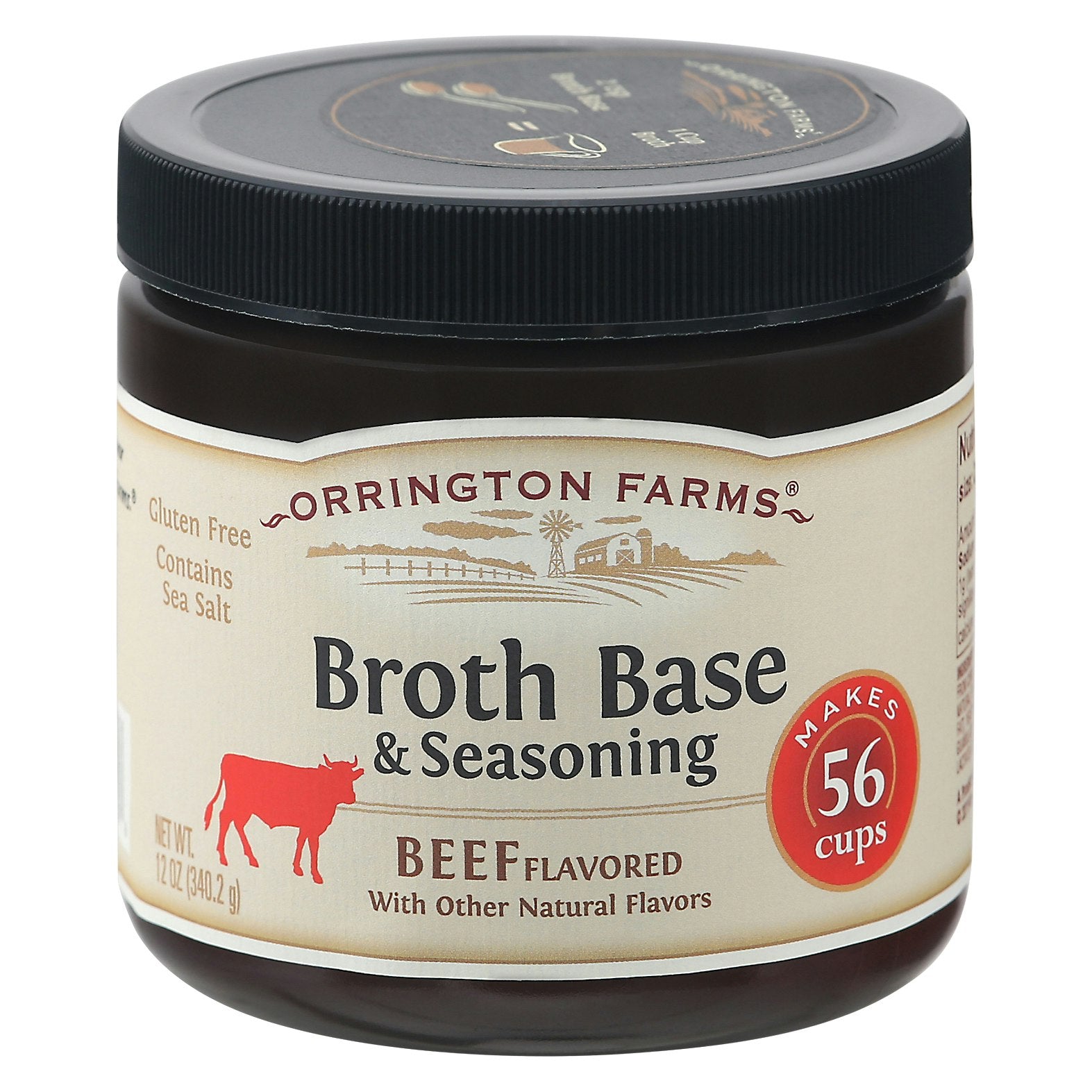 Orrington Farms Base Beef Natural 12 oz (Pack of 6)