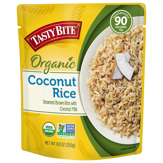 Tasty Bite Rice Coconut Organic 8.8 Oz (Pack of 6)