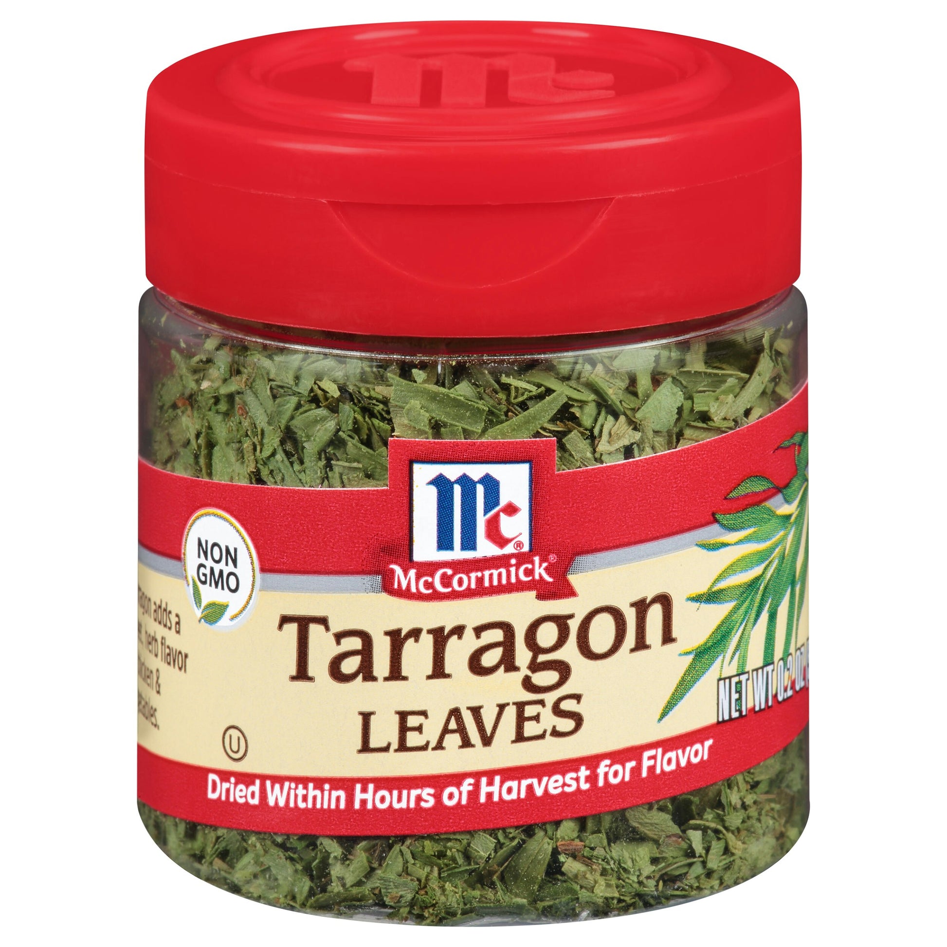Mc Cormick Spice Tarragon Leaves Whole 0.2 Oz Pack of 6