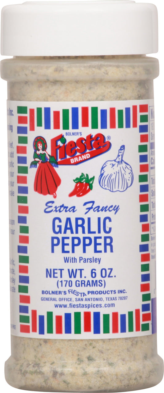 Fiesta Seasoning Garlic Pepper 6 Oz (Pack of 6)