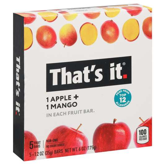 Thats It Bar Apple Mango 6 Oz (Pack of 6)