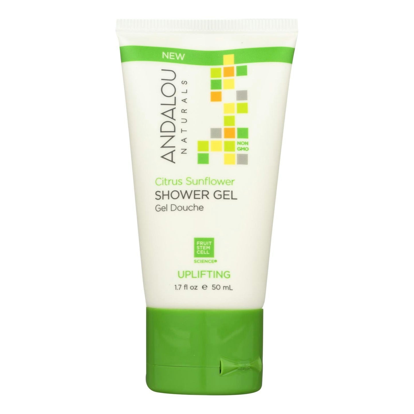 Andalou Naturals Shower Gel Citrus Sunflower 1.7 fl oz (Pack of 6)