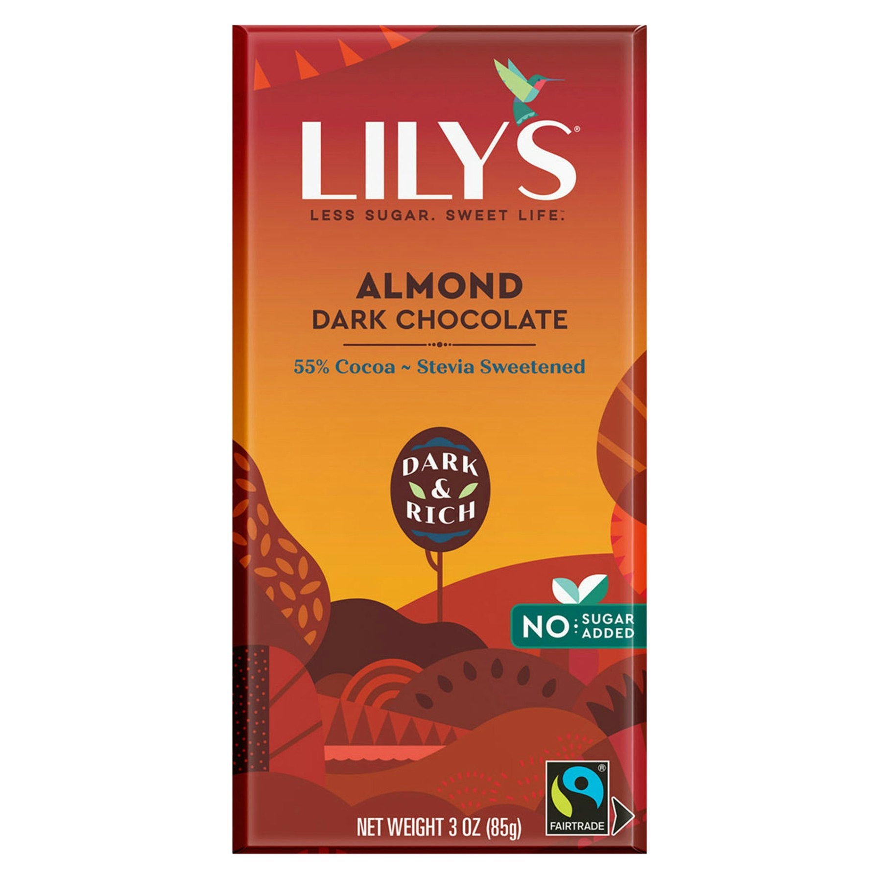 Lily's Chocolate Bar Dark Almond