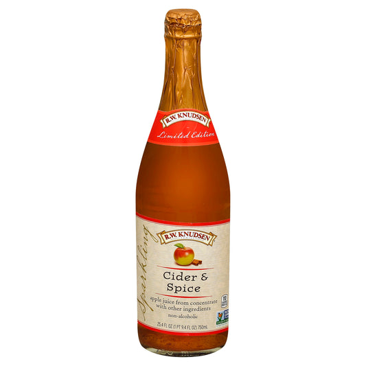 Knudsen Juice Sparkling Cider Spice 25.4 FO (Pack of 12)