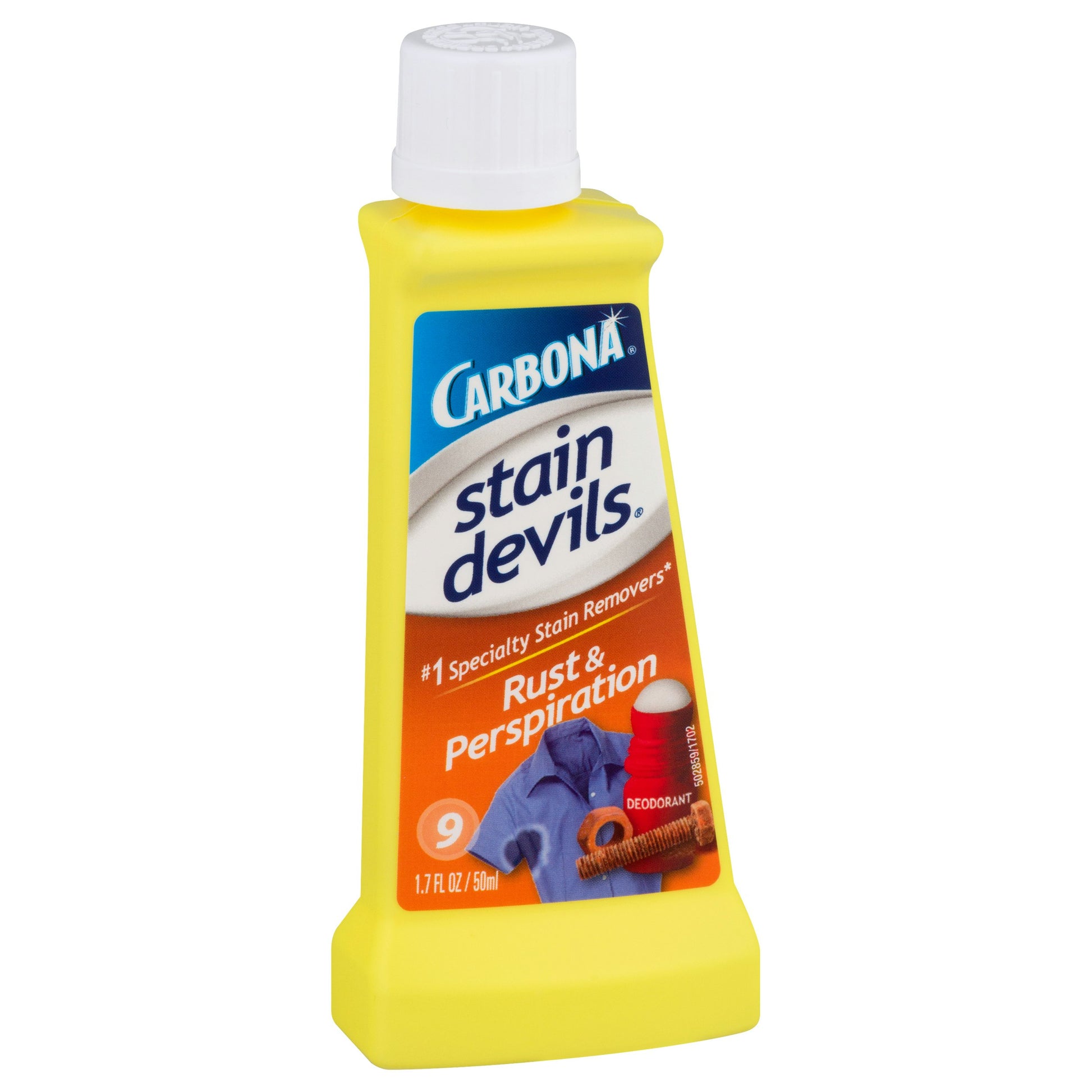 Carbona Stain Devils Stain Remover Rust & Perspiration Bottle - 1.7 Fl. oz (Pack of 6)