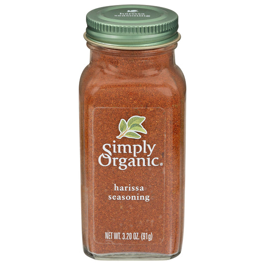 Simply Organic Seasoning Harissa 3.2 Oz Pack of 6