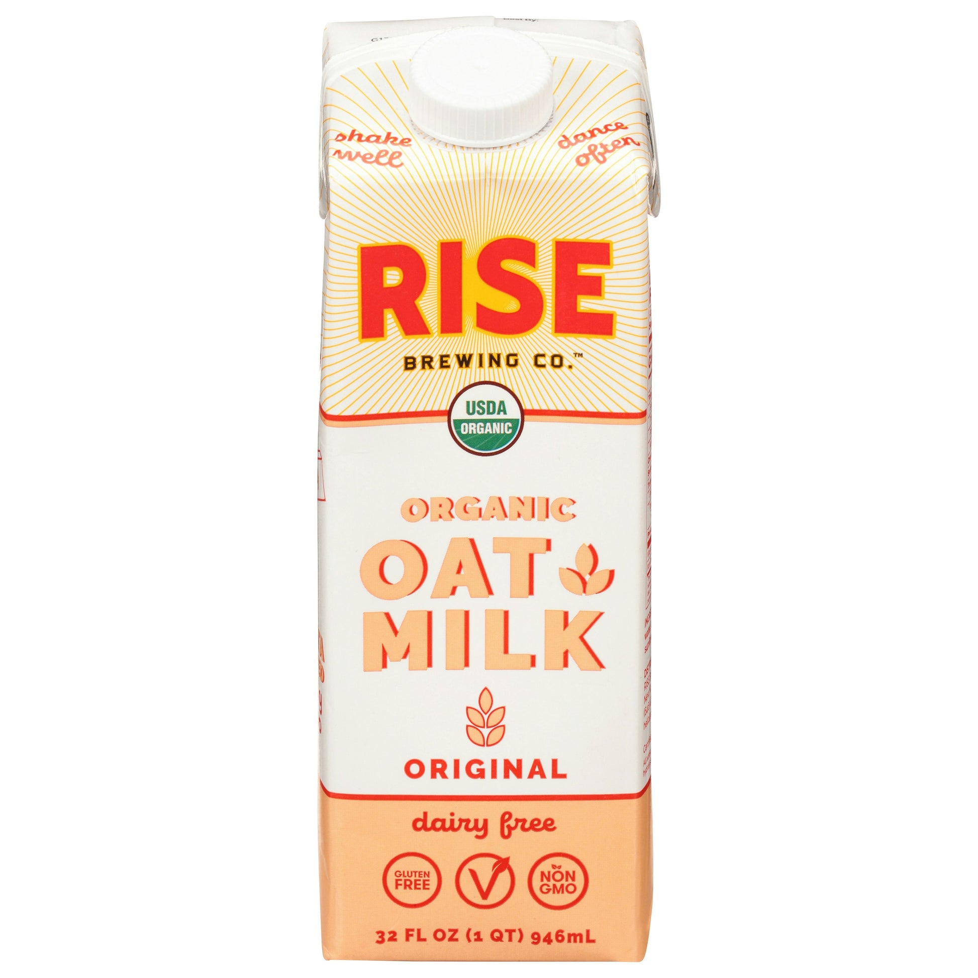 Rise Brewing Co Milk Oat Original Organic 32 FO (Pack of 6)