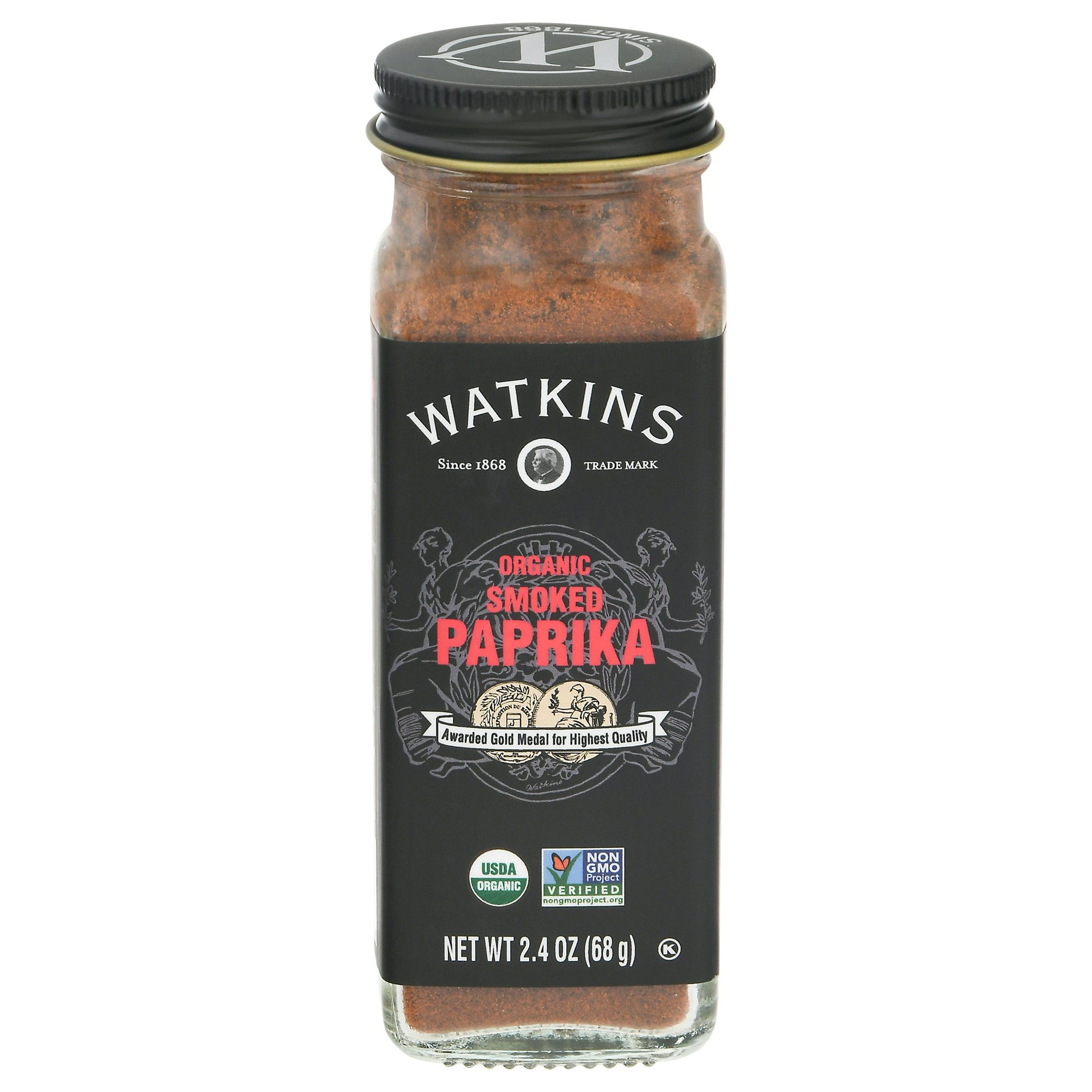 Watkins Seasoning Paprika Smoked Organic 2.4 Oz (Pack of 3)