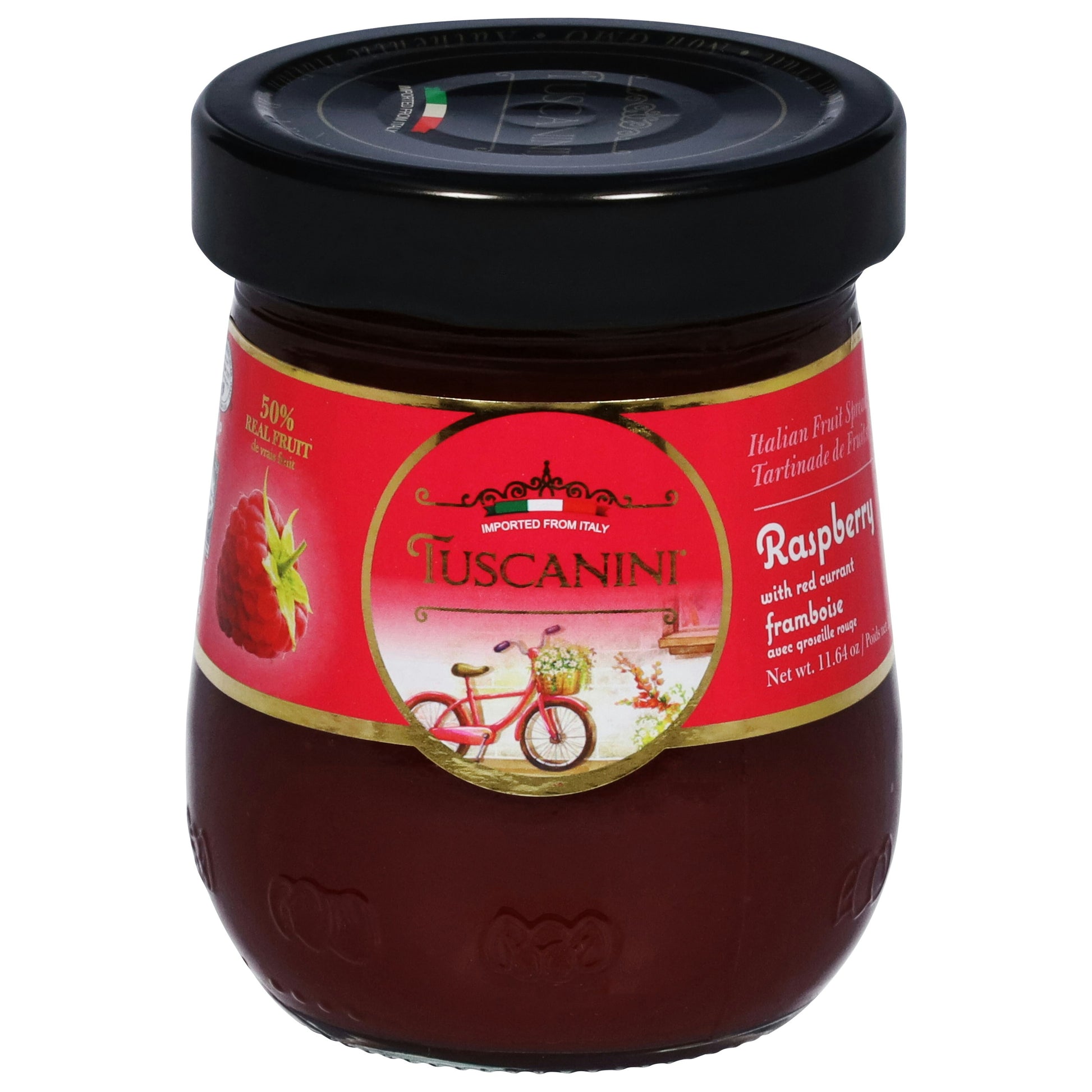 Tuscanini Spread Raspberry Fruit Preserves - 12 Oz (Pack of 12)