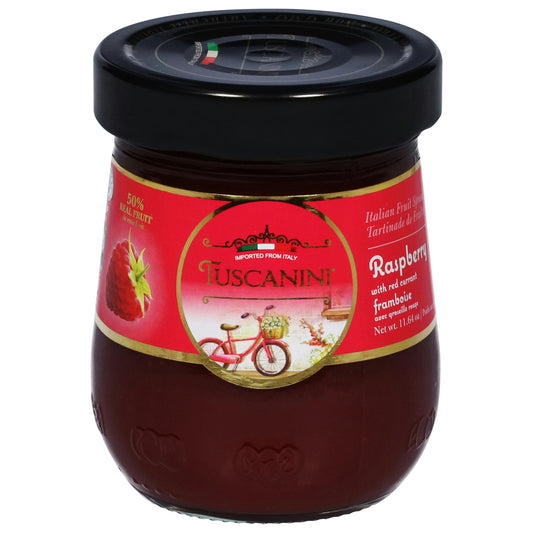 Tuscanini Spread Raspberry Fruit Preserves - 12 Oz (Pack of 12)