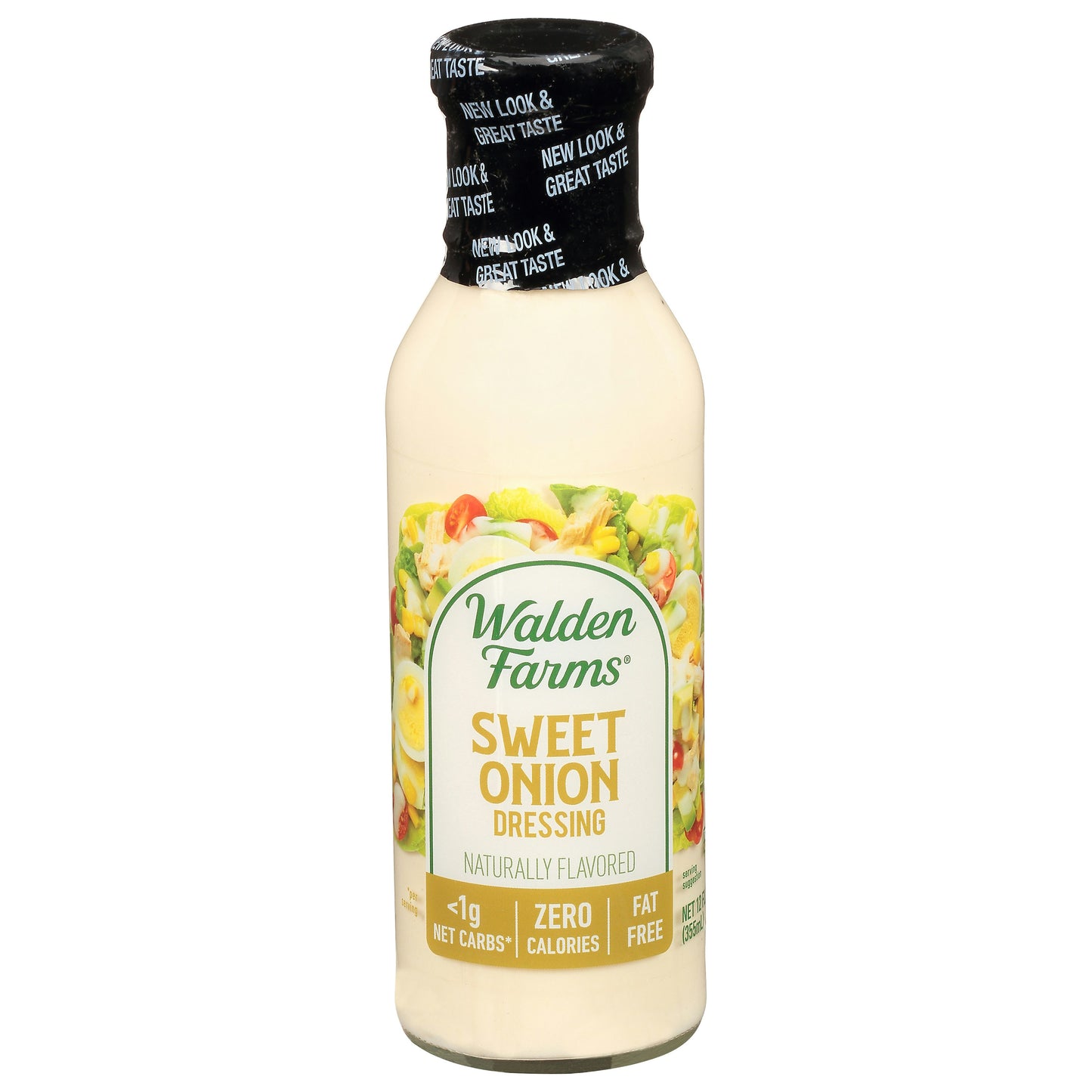 Walden Farms Dressing Calorie Free Jersey Sweet Onion 12 FO (Pack of 6)