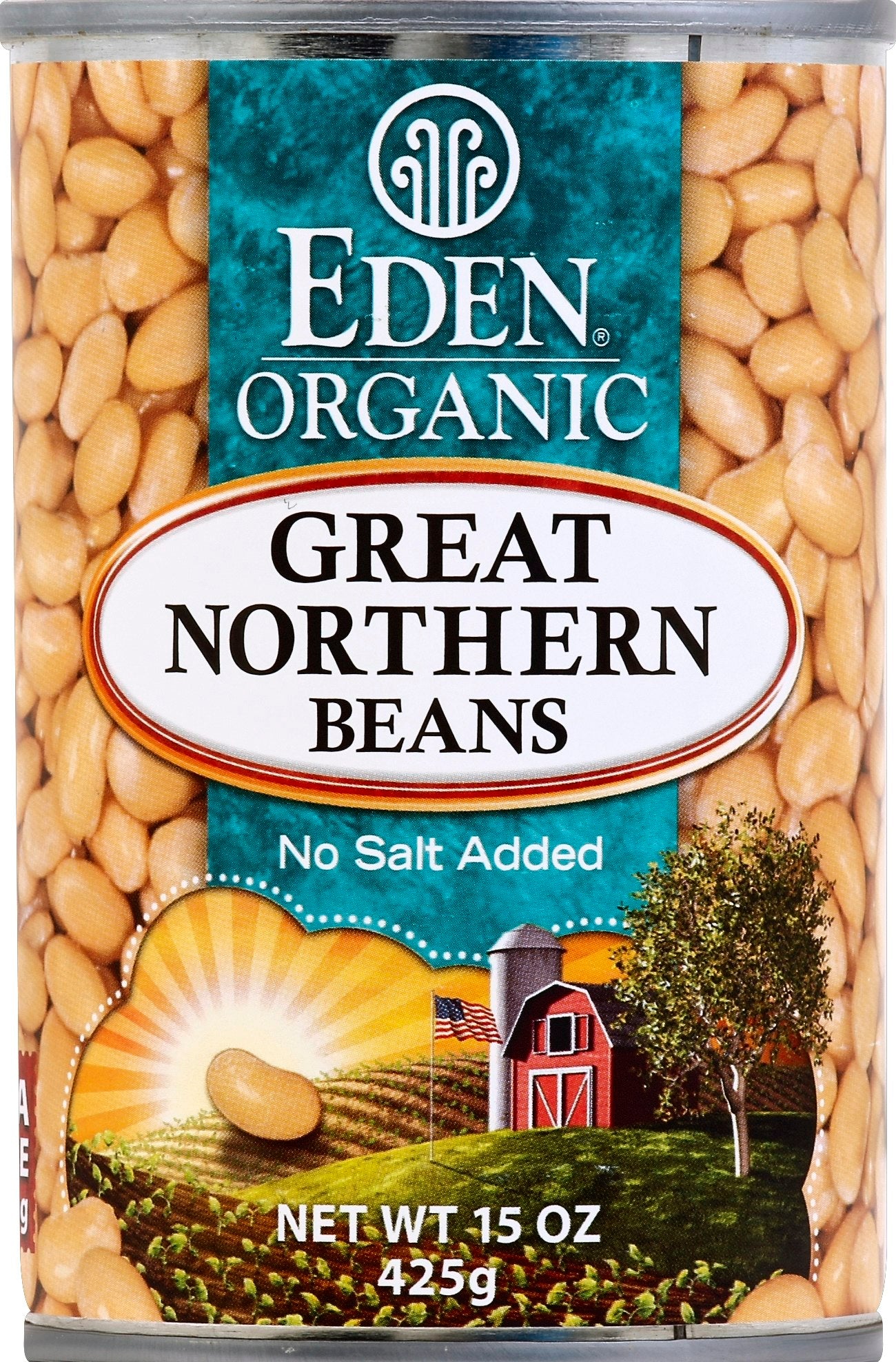 Eden Foods Bean Can Great North No Salt Organic 15 Oz Pack of 12