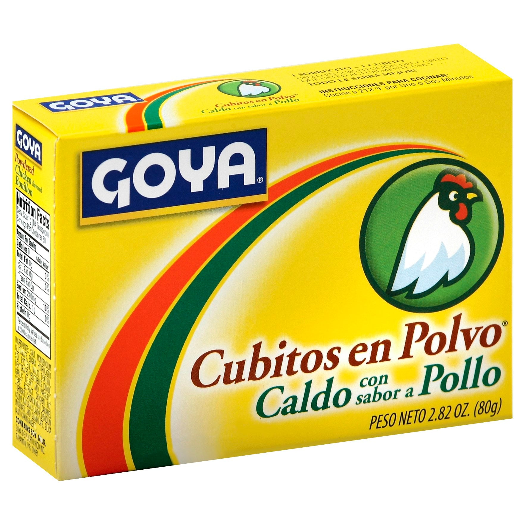 Goya Cubitos Polvo Chicken 2.82 Oz Pack of 24