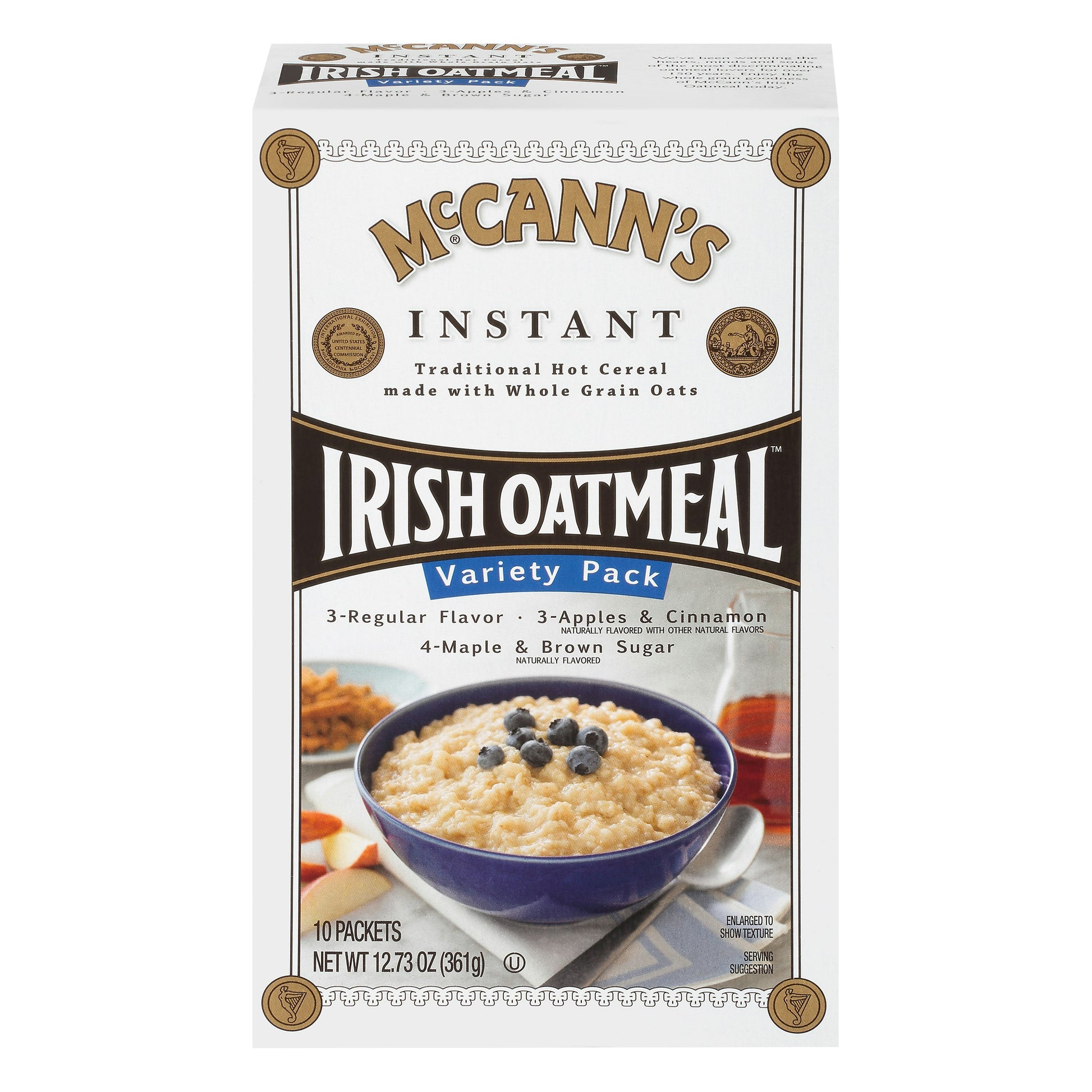 Mccann Oatmeal Instant Variety Pack 12.73 oz (Pack of 12)