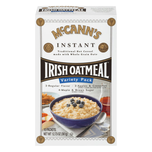 Mccann Oatmeal Instant Variety Pack 12.73 oz (Pack of 12)