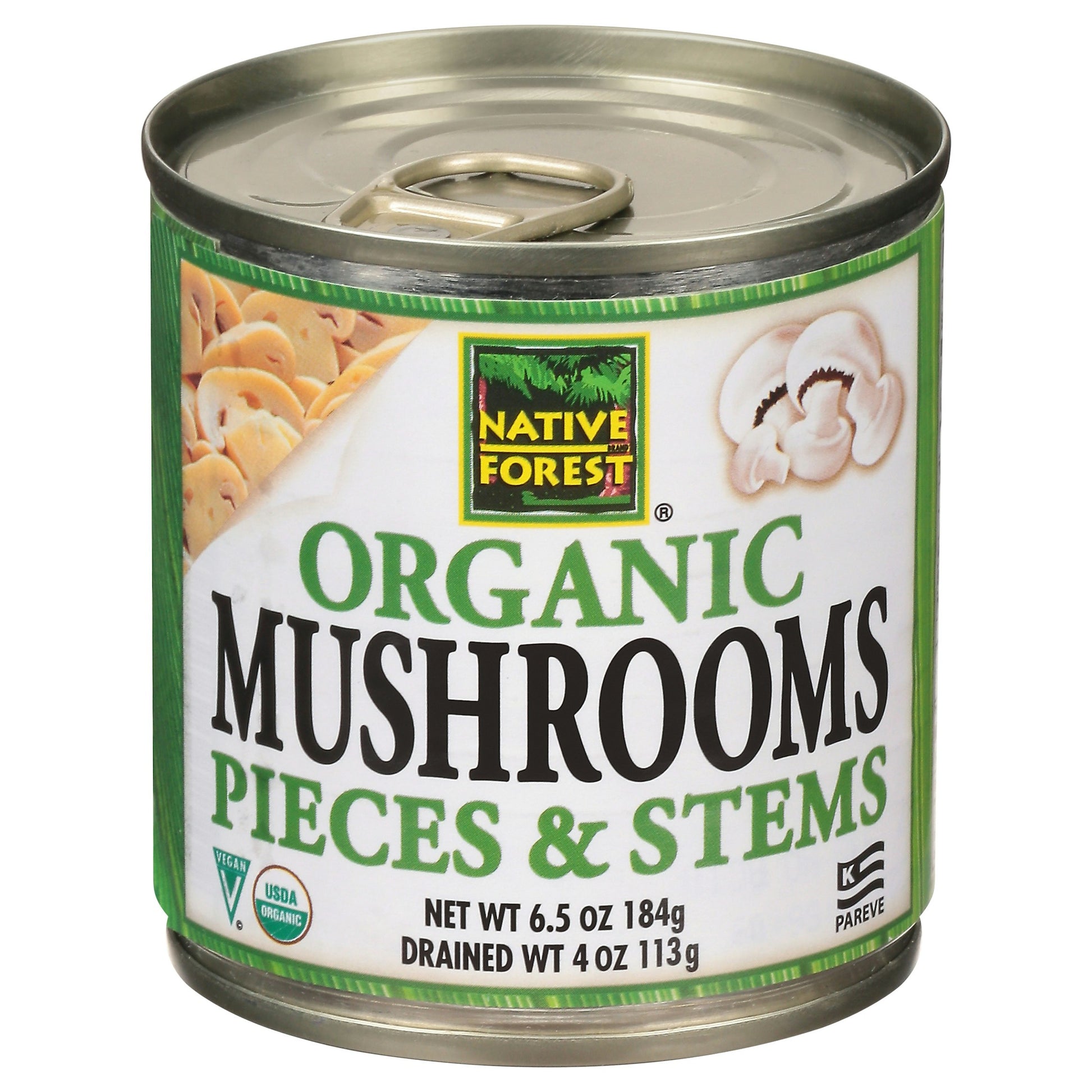 Native Forest Mushroom Stems & Pieces 4 oz (Pack of 12)