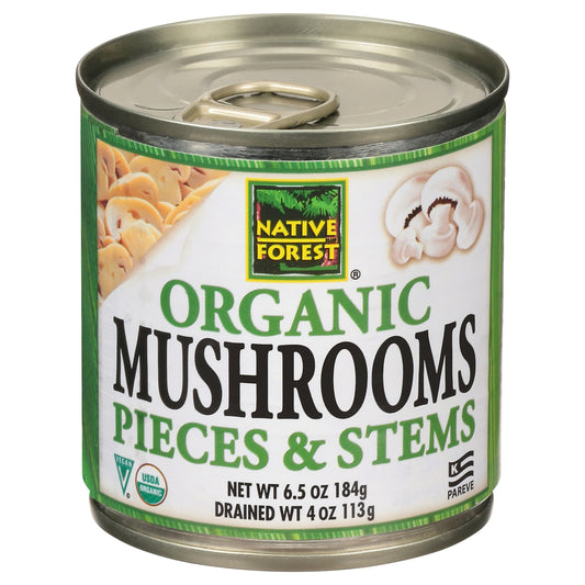 Native Forest Mushroom Stems & Pieces 4 oz (Pack of 12)