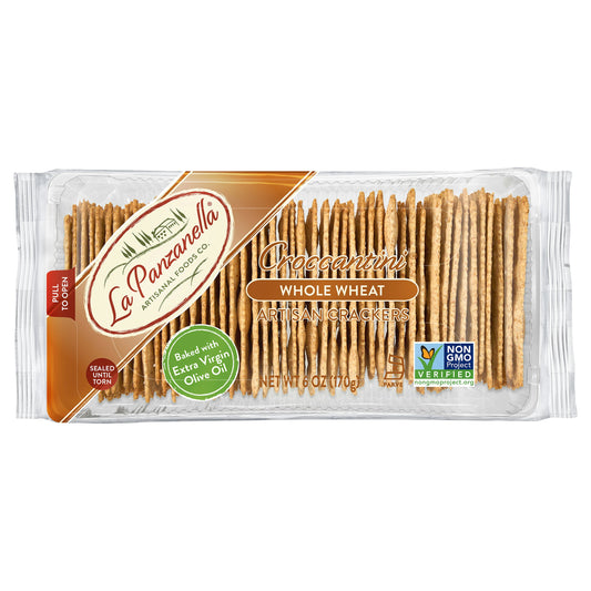 La Panzanella Croccantini Whole Wheat Mini 6 Oz (Pack of 12)