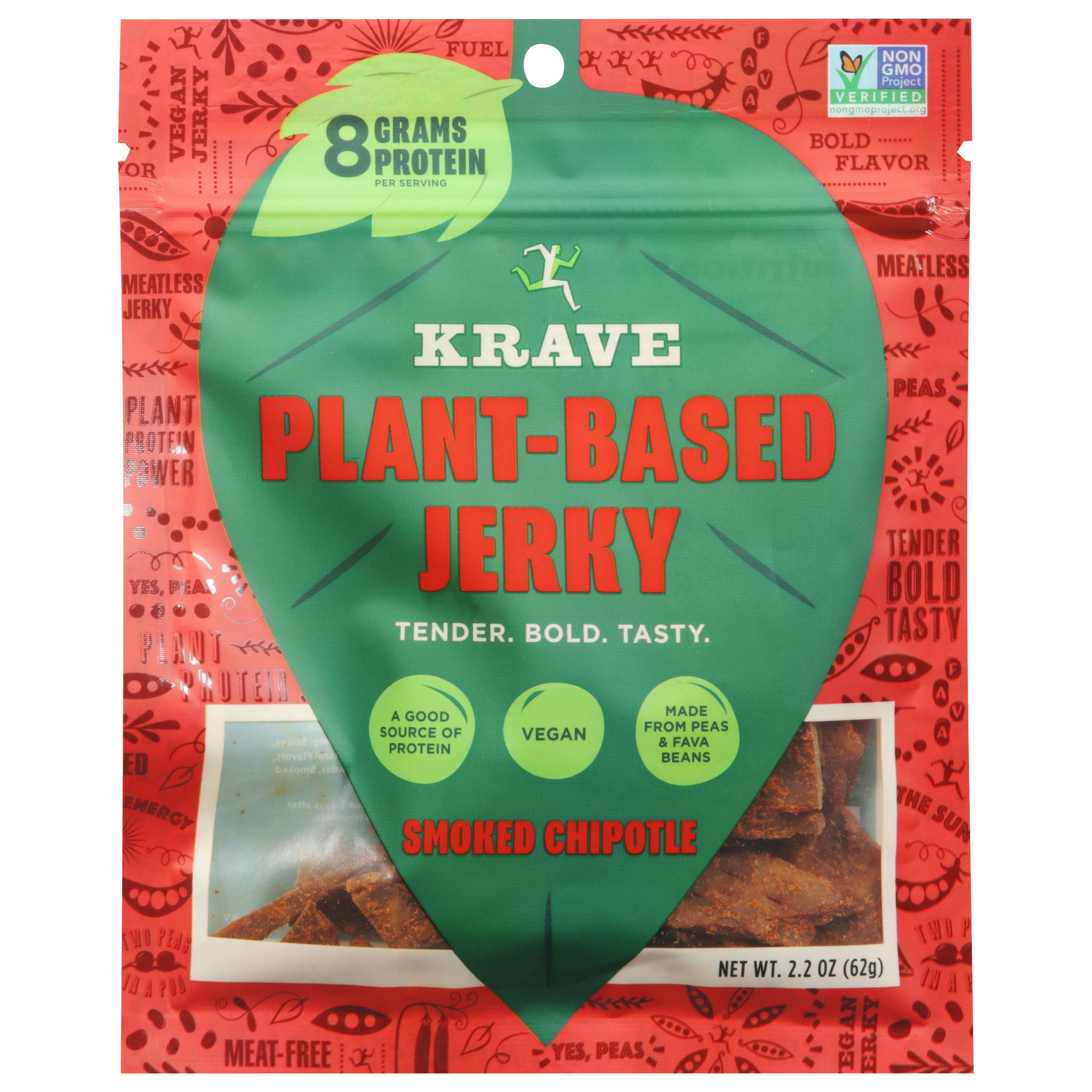 Krave Jerky Plant Based Chipotle Smoke