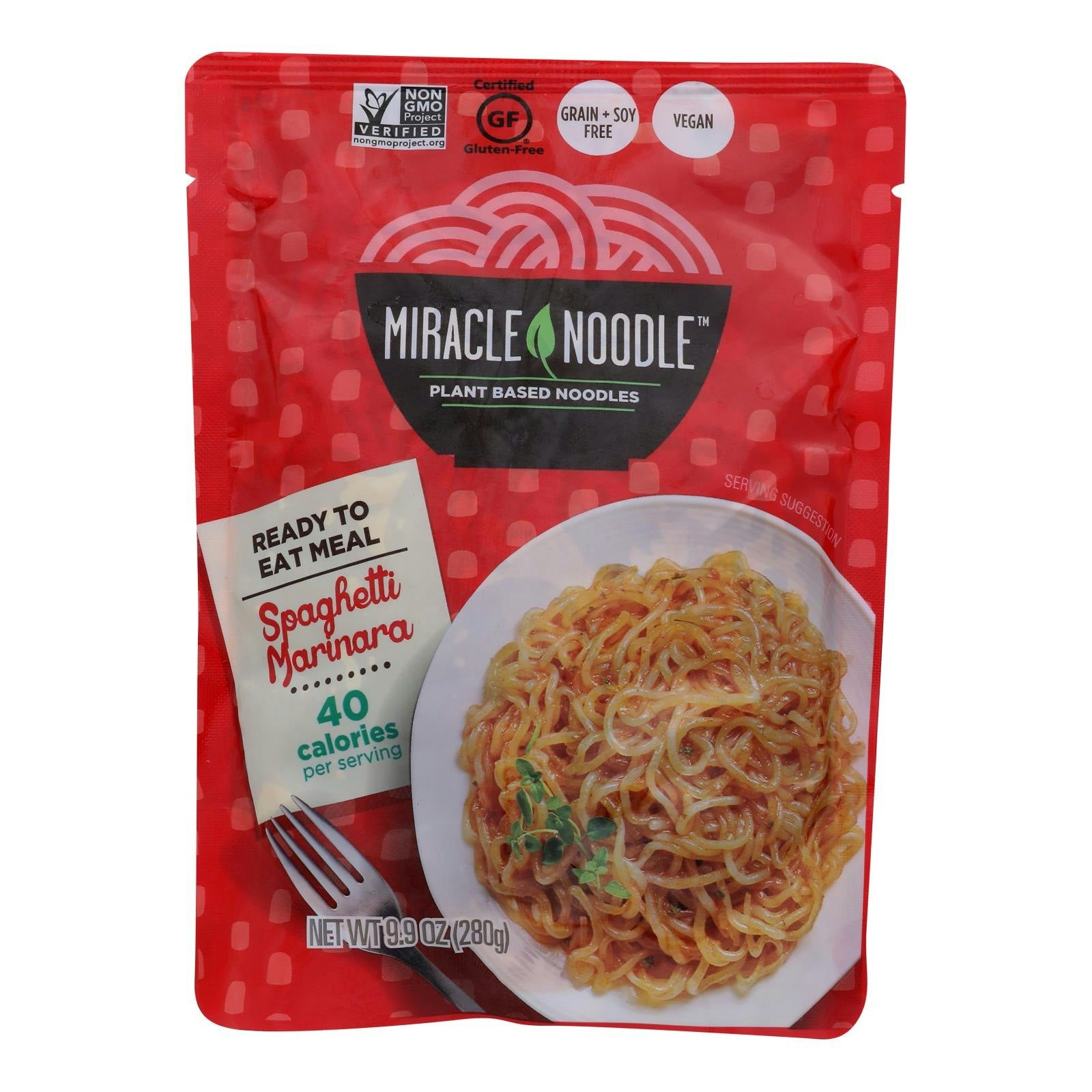 Miracle Noodle - RTE Meal Spaghetti Marinara 9.9 oz (Pack of 6)