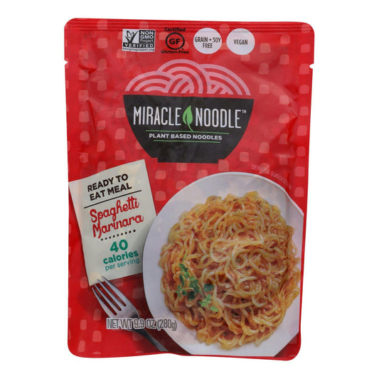 Miracle Noodle - RTE Meal Spaghetti Marinara 9.9 oz (Pack of 6)