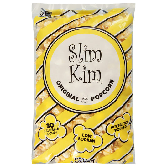 Slim Kim Popcorn Plain 6 oz (Pack of 8)