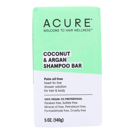 Acure - Shampoo Bar Coconut Argan -5 oz