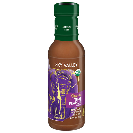 Sky Valley Sauce Thai Peanut 14 Oz (Pack of 6)