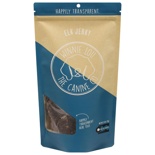 Winni Lou- The Canine Jerky Elk 2.5 Oz (Pack Of 6)