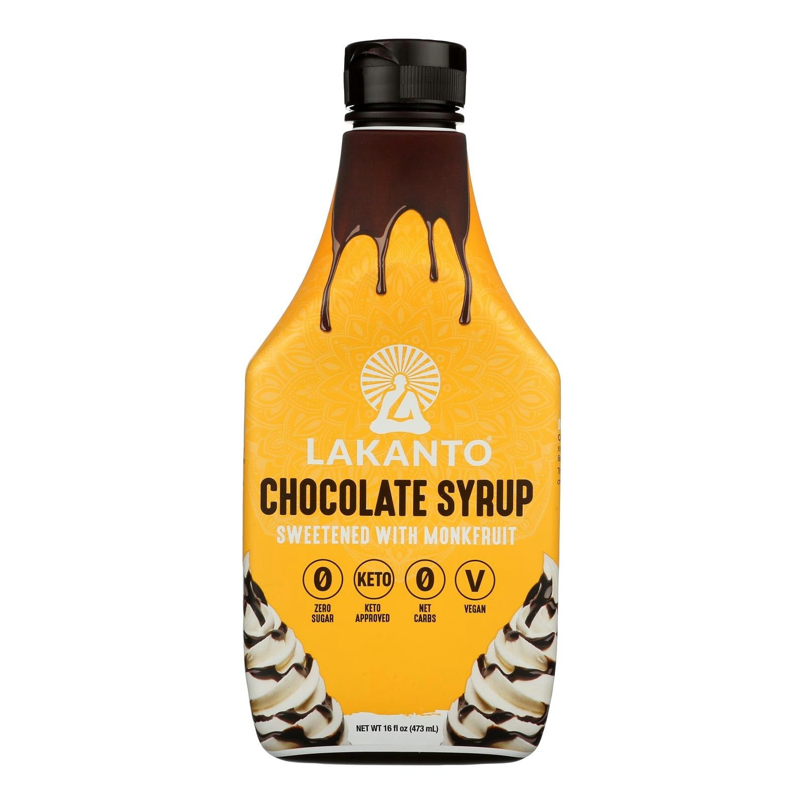 Lakanto Monkfruit Sweetened Chocolate Syrup