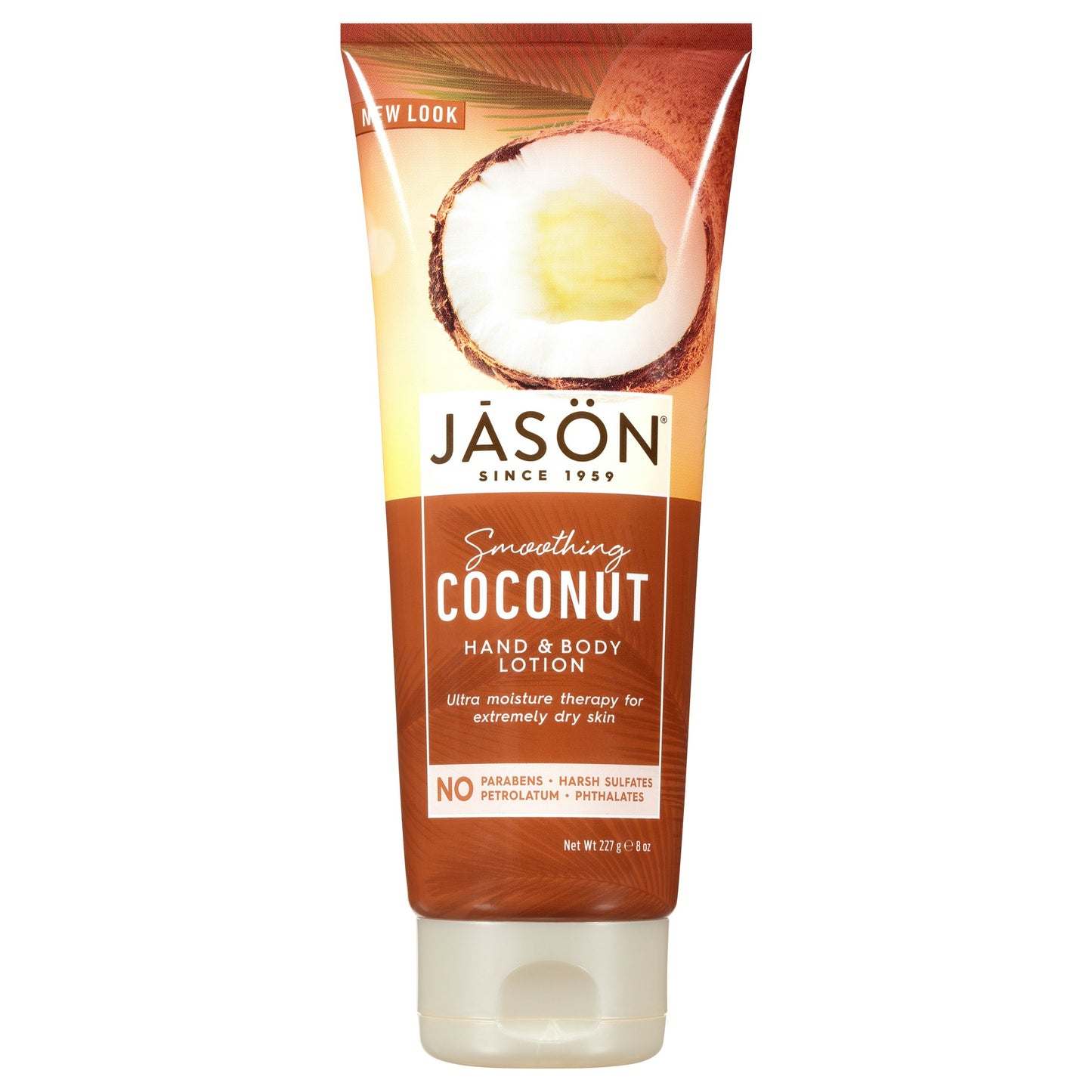 Jason Lotion Hand & Body Coconut 8 Oz (Pack of 3)