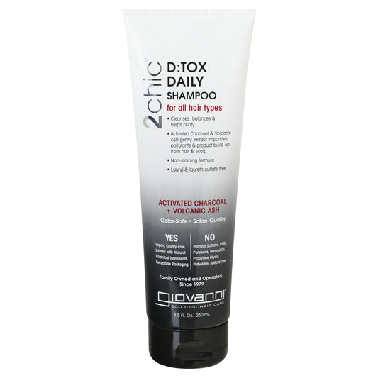 Giovanni Cosmetics Shampoo 2Chic Detox Daily 8.5 Oz Pack of 3