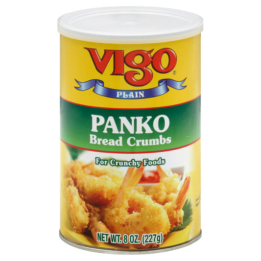 Vigo Bread Crumb Panko Plain 8 oz (Pack of 6)