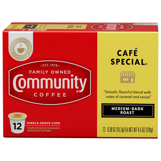 Community Coffee Coffee Single Serve Cafe Special 12 Pc Pack of 6