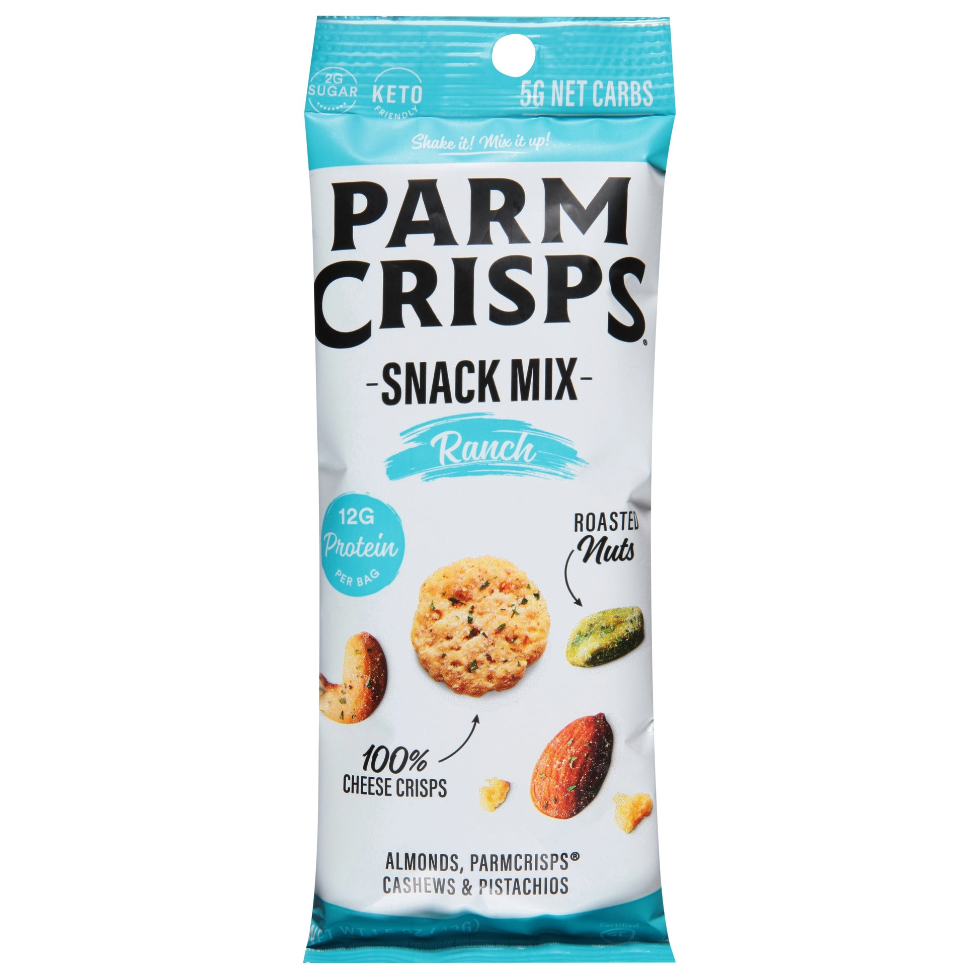 Parm Crisps Snack Mix Ranch 1.5 oz (Pack of 12)