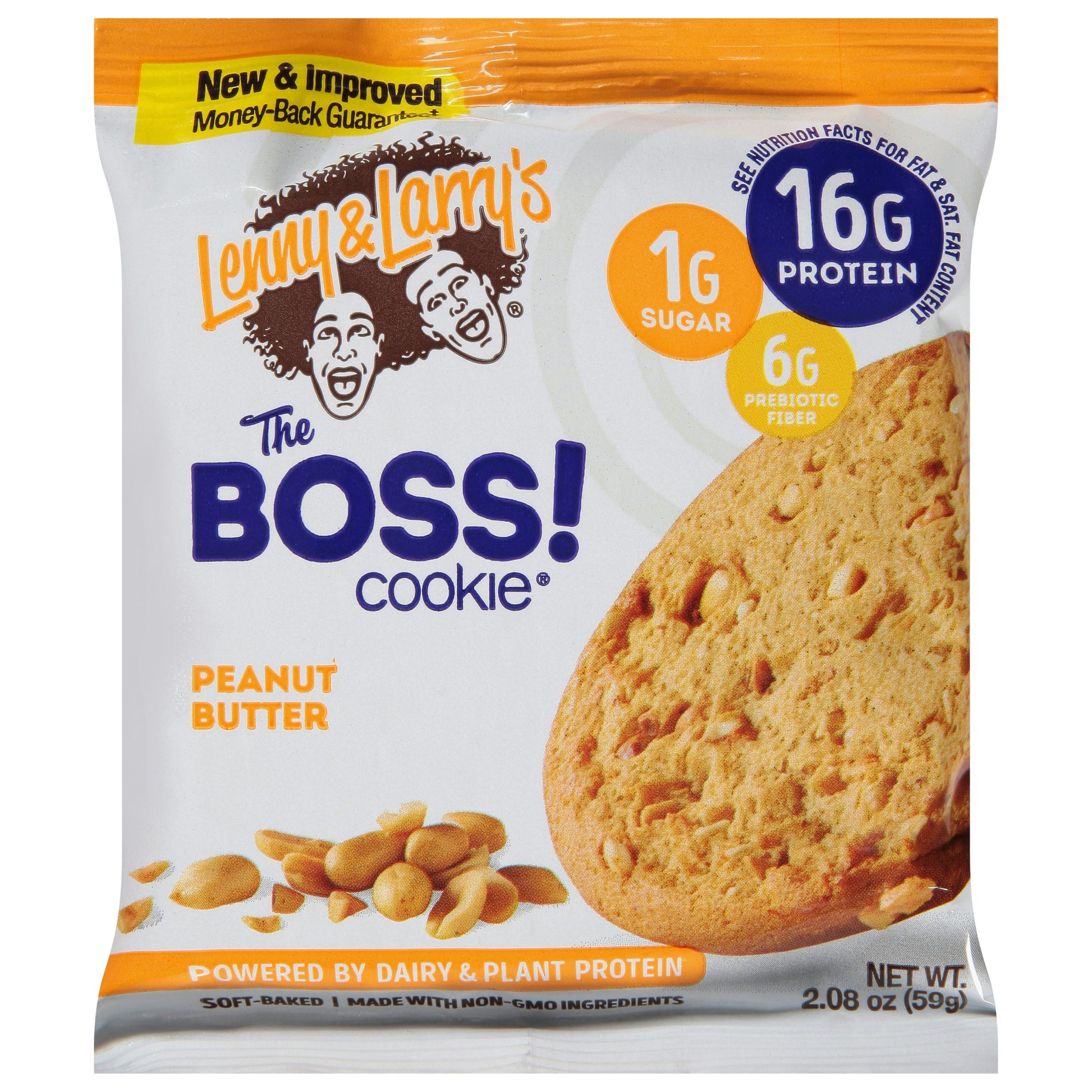 Lenny & Larrys Bar Cookie Peanut Butter Chunk 2 oz (Pack of 12)