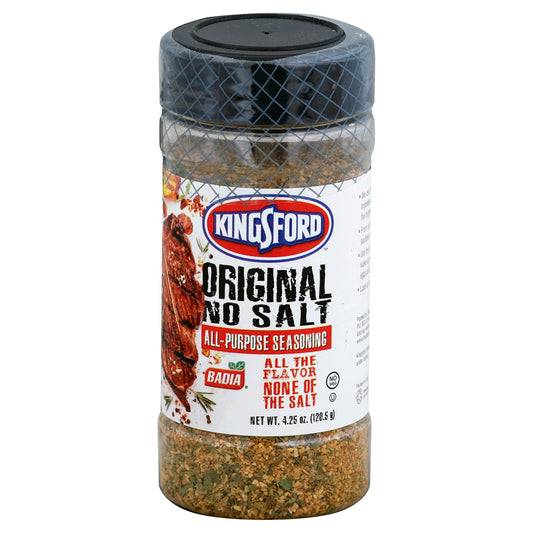 Kingsford Seasoning Original No Salt 4.25 oz (Pack of 6)
