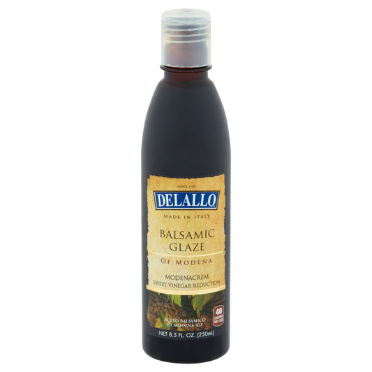Delallo Glaze Balsamic Modenacrem 8.5 Oz (Pack Of 6)