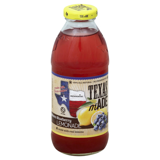 Texasmade Lemonade Brownsboro Bluberry 16 Fo Pack of 12