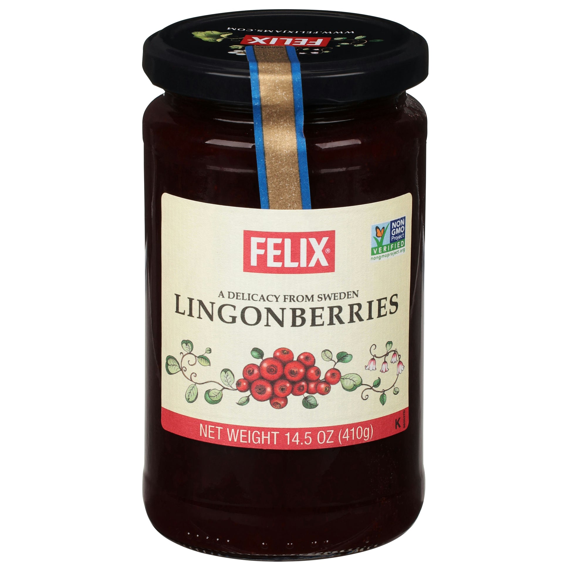 Felix Lingonberry Wild 14.5 Oz (Pack of 8)