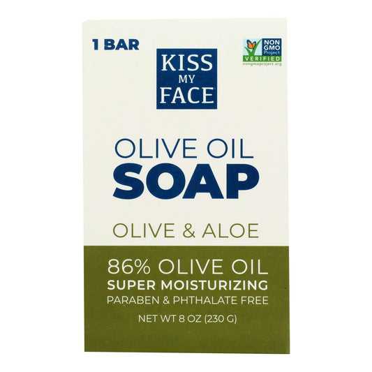 Kiss My Face Bar Soap Olive and Aloe 8 Oz Pack of 3