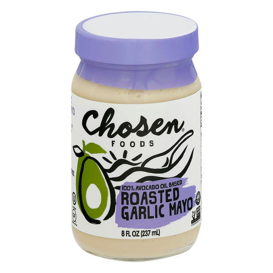 Chosen Foods Mayo Roasted Garlic 8 Oz Pack of 6