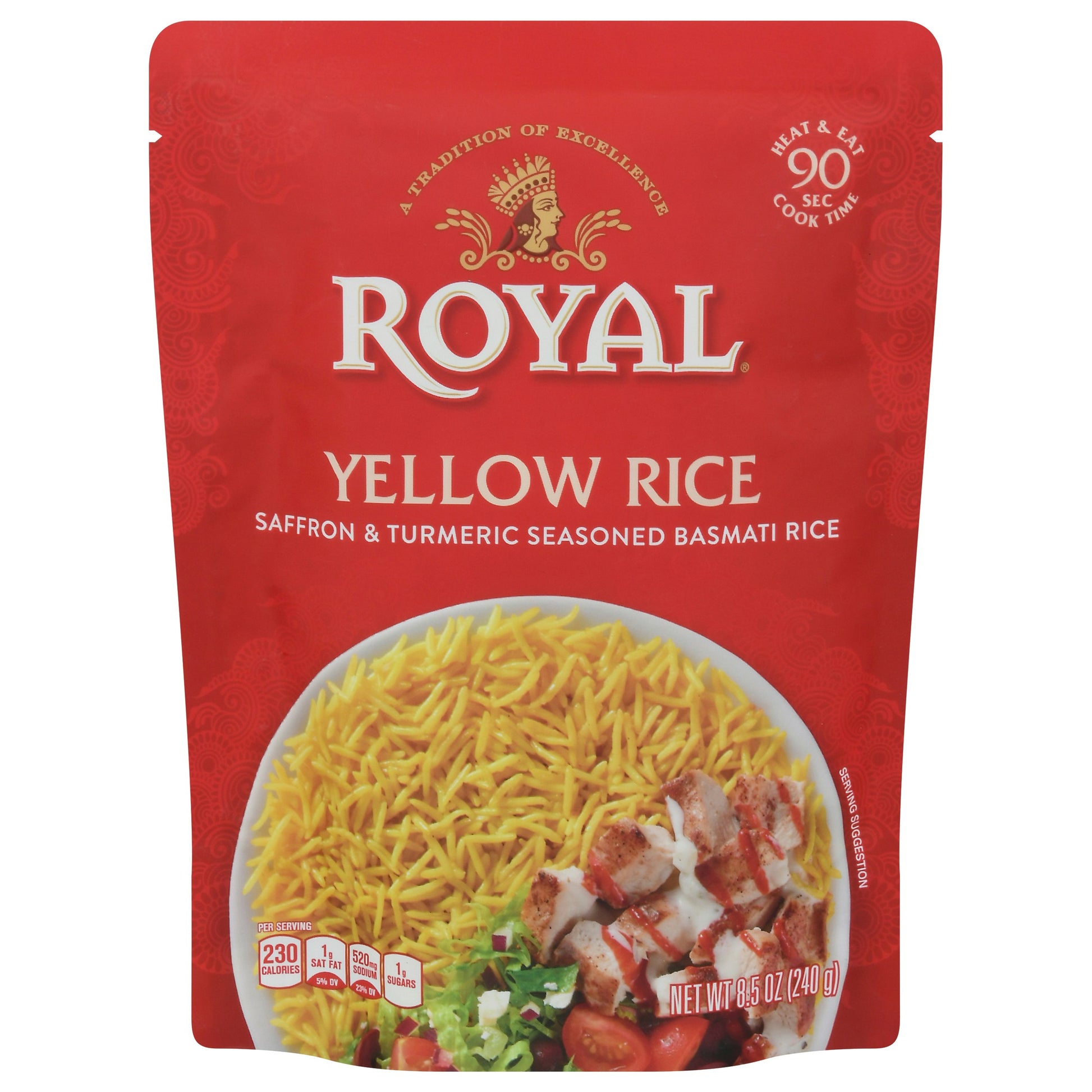 Royal Rice Yellow 8.5 Oz (Pack of 6)