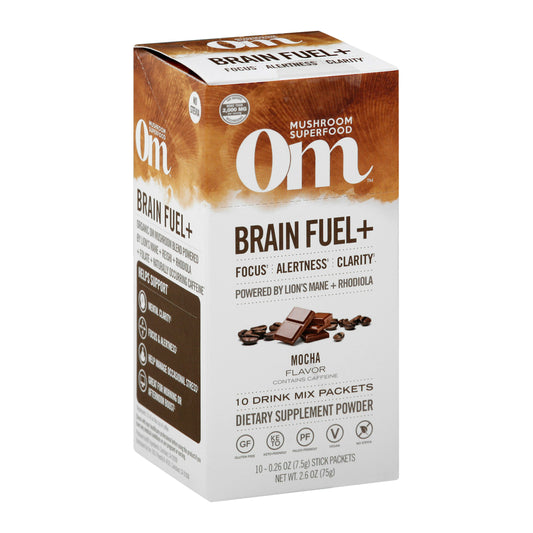Om Mushrooms Brain Fuel Mocha 10Pkt 2.2 Oz