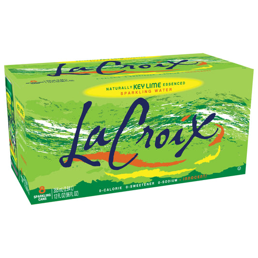 La Croix Water Sparkling Key Lime 96 Fo Pack of 3