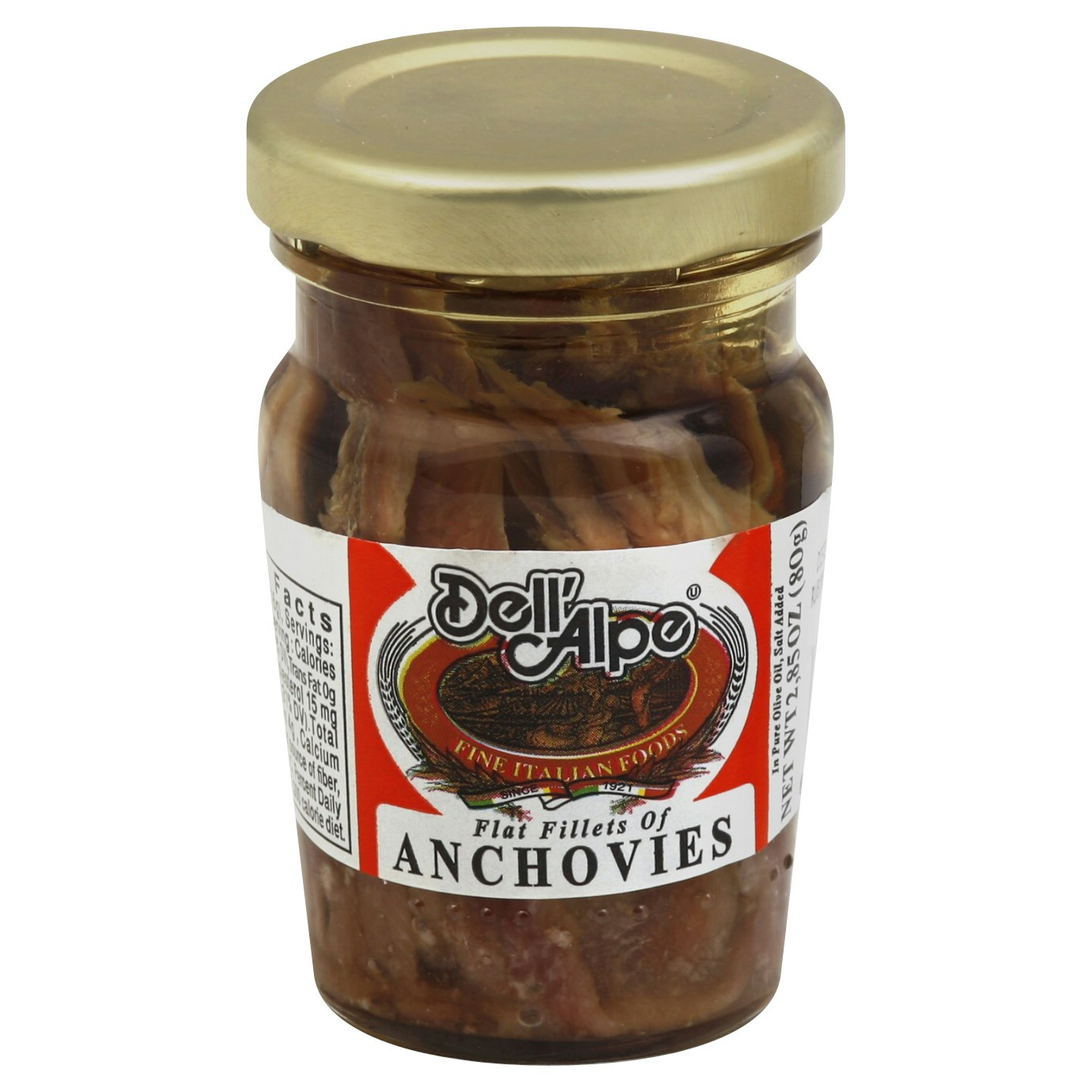 Dell Alpe Anchovy Glass 3.5 oz (Pack Of 12)