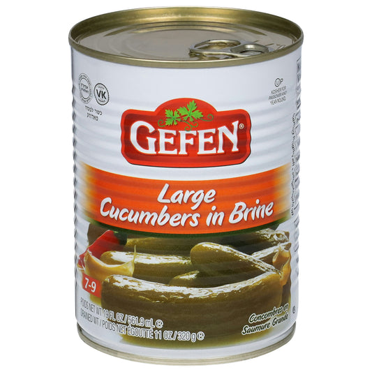Gefen Cucumber/Brine 7/9 19 Oz Pack of 12