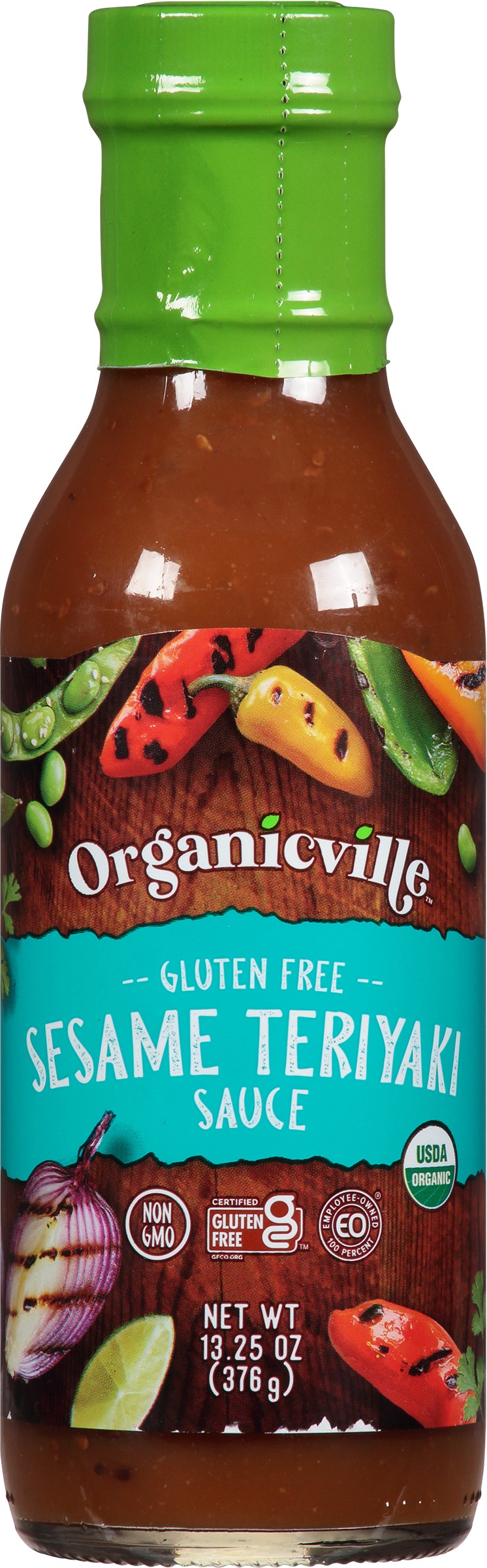 Organicville Sauce Sesame Teriyaki Organic 13.25 Oz (Pack of 6)